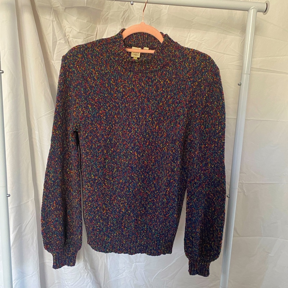 Rainbow Knit Multicolor Sweater